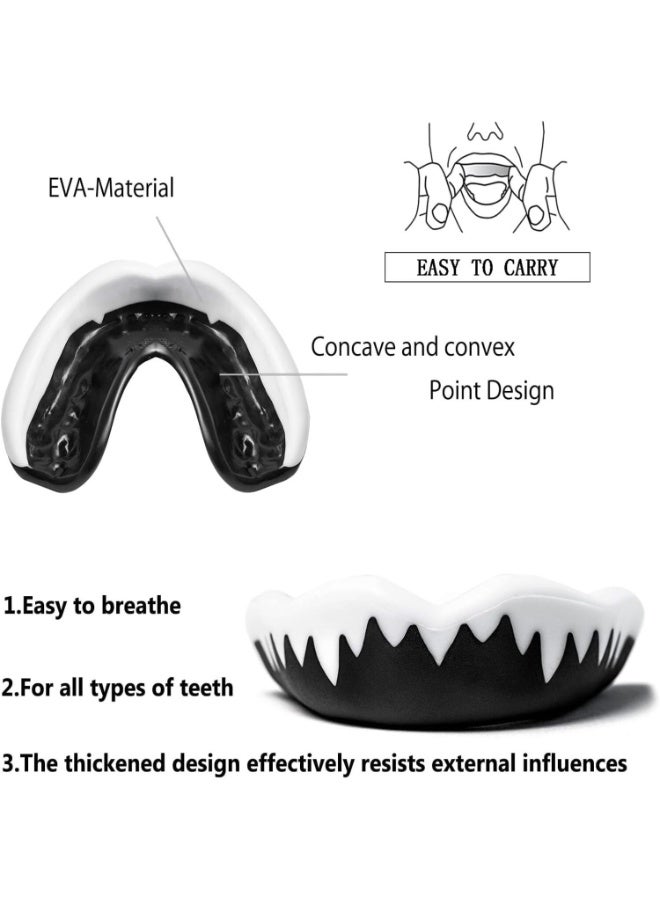 LYNLYN 3-Pack Ergonomic Sports Mouthguards for Boxing, Football, Hockey, Rugby, MMA, and Martial Arts - Comfortable, Breathable Fit for Adults and Youth - Image 4